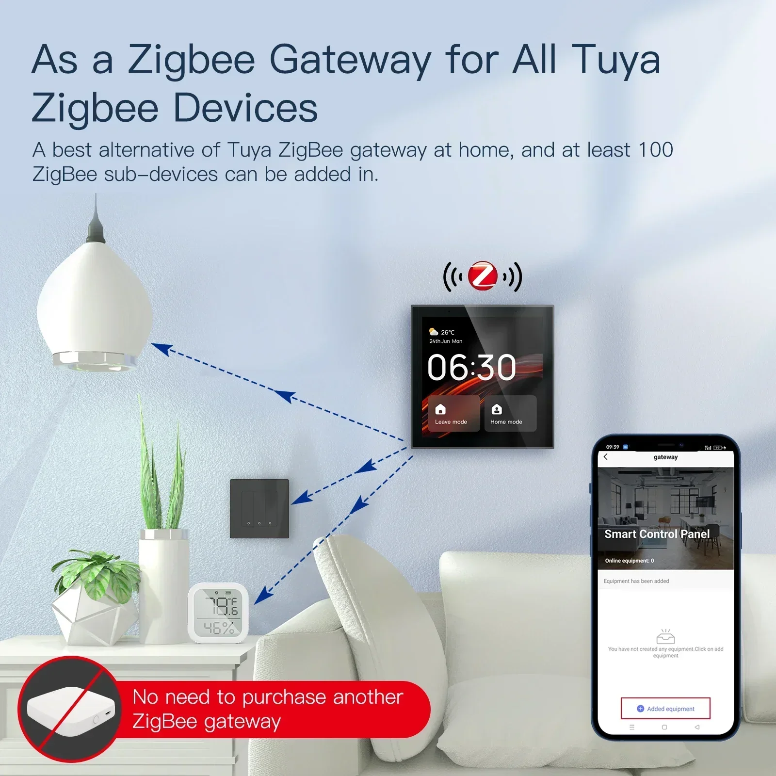 EV83MOES-Tuya-Wifi-Touch-Center-Control-Panel-Alexa-Built-in-Voice-Control-ZigBee-Gateway-For-Smart